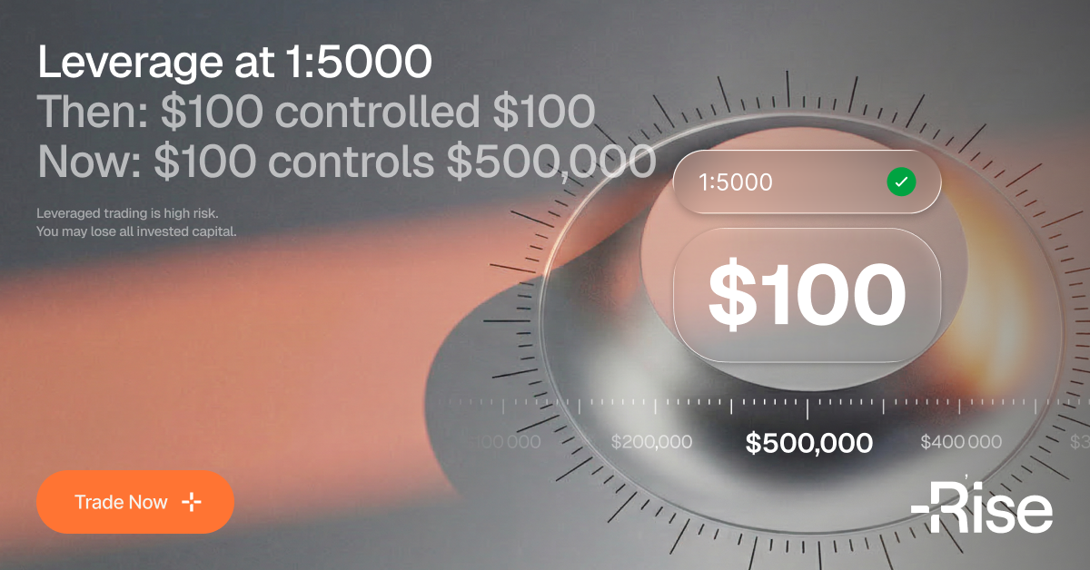 Rise - Trade with leverage up to 1:5000