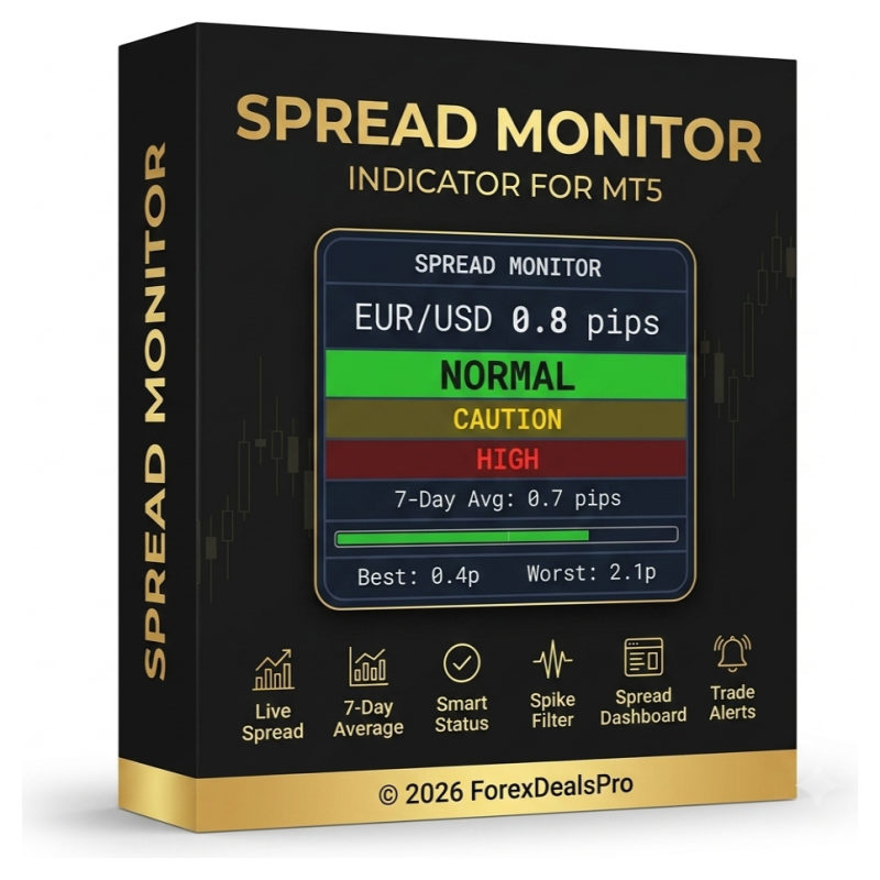 Spread Monitor — MT5 indicator